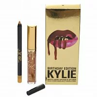 Блеск для губ Набор Kylie Birthday Edition матовый блеск+карандаш Poppin 10386