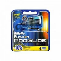 Для бритья Сменные кассеты для бритья Gillette Fusion ProGlide 4 шт 10953