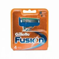 Для бритья Сменные кассеты для бритья Gillette Fusion 4 шт 10948