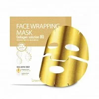 Маски Маска для лица с коллагеном Berrisom Face Wrapping Mask Collagen Solution 80 27g 10458